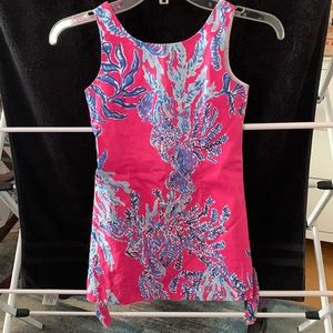 Lilly pulitzer lined sundress / perfect for festive parties size 7